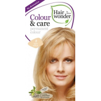 Vopsea permanenta fara amoniac, colour & care, 8 light blond, hairwonder 40+20ml HENNAPLUS