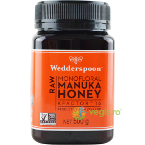 Miere De Manuka KFactor 16 RAW 100% Naturala 500g