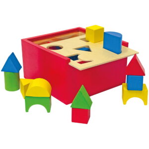 Jucarie din lemn - Cutie de sortare a formelor