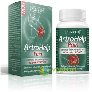 Artrohelp Pain 500mg cu Acid Hialuronic  30cps