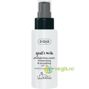 Crema de Fata Ultralight Cu Lapte de Capra SPF 15 50ml