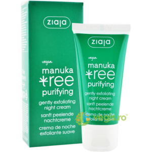 Crema de Noapte Exfolianta cu Extract din Frunze de Manuka 50ml