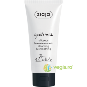 Scrub Microcristalin cu Siliciu pentru Fata cu Lapte de Capra 75ml