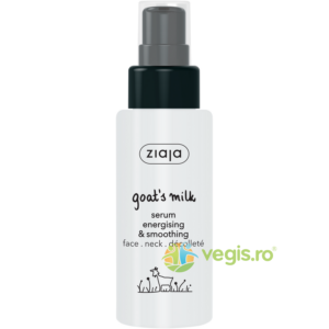 Ser Calmant si Energizant pentru Fata, Gat si Decolteu cu Lapte De Capra 50ml