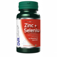 Zinc+seleniu cu vitamina c naturala 60cps DVR PHARM