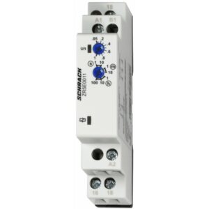 Releu de timp temporizat la anclansare 1CC, Ualim=24-240VAC/VDC, 8A Schrack ZR5E0011