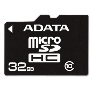 MICRO SD CARD ADATA; capacitate: 32 GB; clasa: 4; culoare: NEGRU