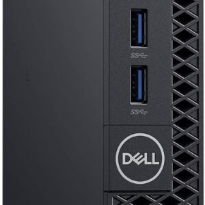 Dell, OPTIPLEX 3060, Intel Core i3-8100T, 3.00 GHz, HDD: 256 GB SSD, RAM: 8 GB, video: Intel HD Graphics 630; MINIPC