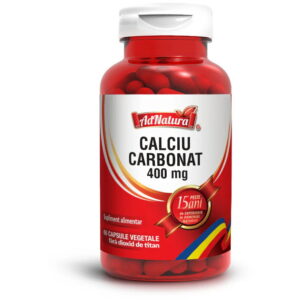 Calciu Carbonat 400mg 60cps