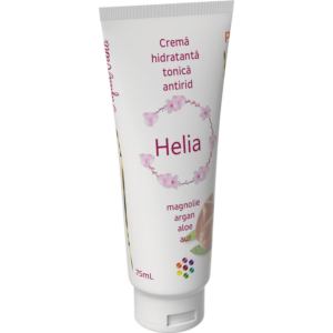Crema Hidratanta Tonica Antirid cu Extract de Magnolie, Argan, Aloe, Aur si Argint Helia 75ml