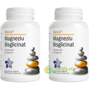 Pachet Magneziu Bisglicinat 60cps+60cps