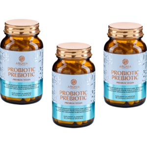 Pachet Probiotic Prebiotic Vegan 3x60cps