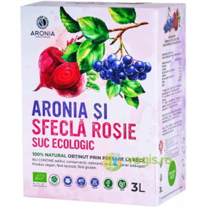 Suc de Aronia si Sfecla Rosie Ecologic/Bio 3L