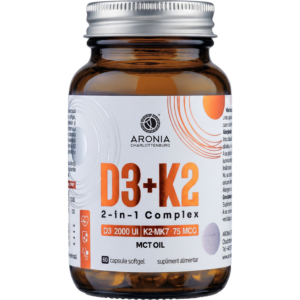 Vitamina D3+K2 2 in 1 Complex 60cps