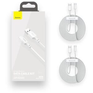 Cablu de Date USB La Type-C 65W, 1m - Baseus Superior Series (CAYS000902) - White 108351