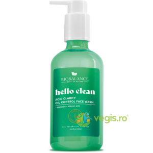 Gel de Curatare cu Acid Salicilic si Acid Azelaic Hello Clean 250ml