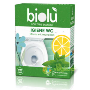 Tablete pentru Toaleta cu Menta si Lamaie Bio 20buc