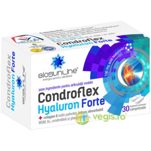 Condroflex Hyaluron Forte cu MSM, Colagen II si Vitamina K2 30cpr