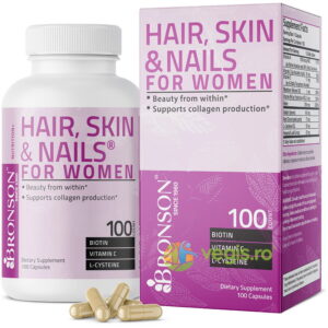 Hair, Skin & Nails for Women (Par, Piele si Unghii) 100cps