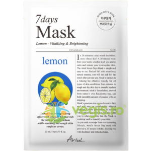 Masca cu Lamaie si Vitamina C pentru Luminozitatea Tenului 7Days Plus 23ml