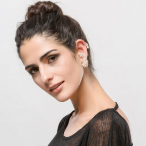 Cercel ear cuff auriu Vienne
