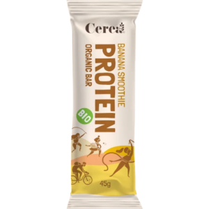 Baton Proteic Banana Smoothie fara Gluten Ecologic/Bio 45g