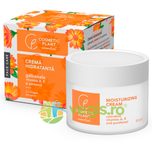 Crema Hidratanta pentru Fata cu Galbenele, Vitaminele A, E si Pantenol 50ml