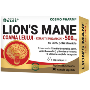 Coama Leului (Lion's Mane) 500mg 30cps