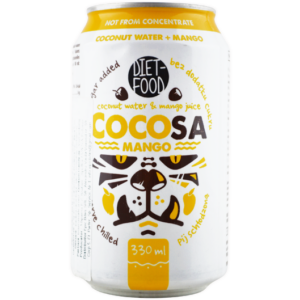 Apa de Cocos Naturala cu Mango fara Zahar 330ml