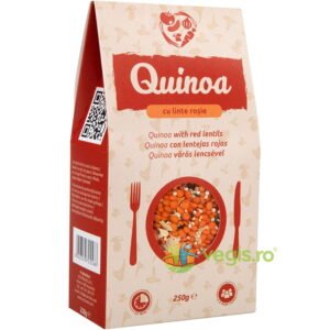 Quinoa cu Linte Rosie fara Gluten 250g