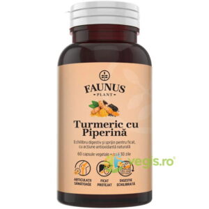 Turmeric cu Piperina 60cps