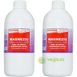 Pachet Magneziu Lichid 500ml + 500ml