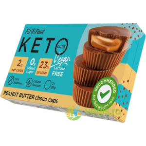 KetoCups cu Unt de Arahide fara Zahar Adaugat si Gluten 40g