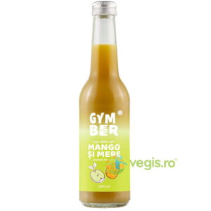 Suc de Mango si Mere 100% Natural Presat la Rece fara Zahar Adaugat 330ml