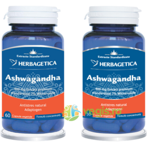 Pachet Ashwagandha 60cps+30cps