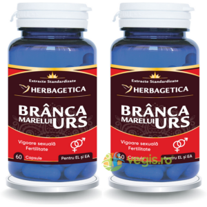 Pachet Branca Marelui Urs 60cps+60cps (50% reducere la al doilea produs)