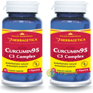 Pachet Curcumin 95 C3 Complex 30cps+30cps (50% reducere la al doilea produs)