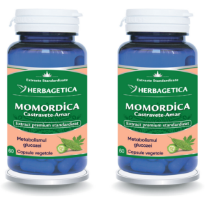 Pachet Momordica (Castravete Amar) 60cps+60cps (50% reducere la al doilea produs)