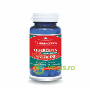 Quercetin Imuno Suport (Vitamina C+Zn+D3) 30cps
