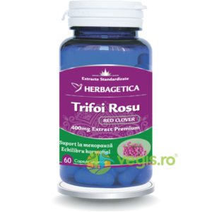 Trifoi Rosu (Red Clover) 400mg 60cps vegetale