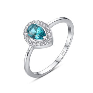 Inel din argint Capri Aquamarine