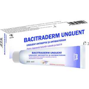 Bacitraderm Unguent Antiseptic si Antibacterian 20ml