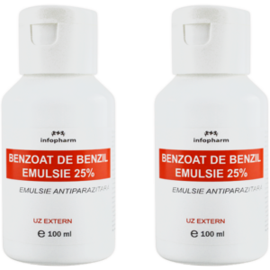 Pachet Benzoat de Benzil Emulsie 100ml + 100ml