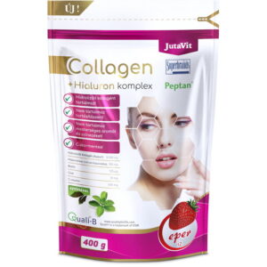 Colagen + Hialuron Complex cu Aroma de Capsuni 400g