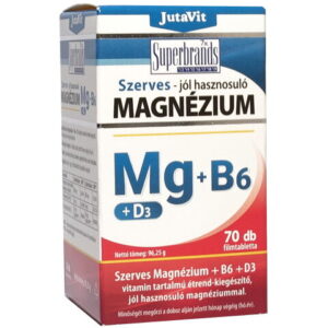 Magneziu Organic + Vitamina B6 + Vitamina D3 70tb