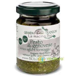 Pesto Genovez din Busuioc fara Gluten Ecologic/Bio 130g