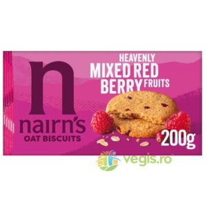 Biscuiti din Ovaz Integral cu Fructe de Padure 200g