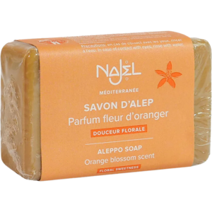 Sapun de Alep cu Flori de Portocal 100g