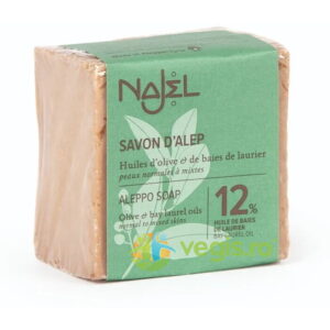 Sapun Traditional de Alep cu 12% Ulei de Dafin 180g