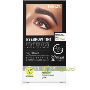 Vopsea Permanenta pentru Sprancene Gri Cenusiu fara Amoniac 30ml